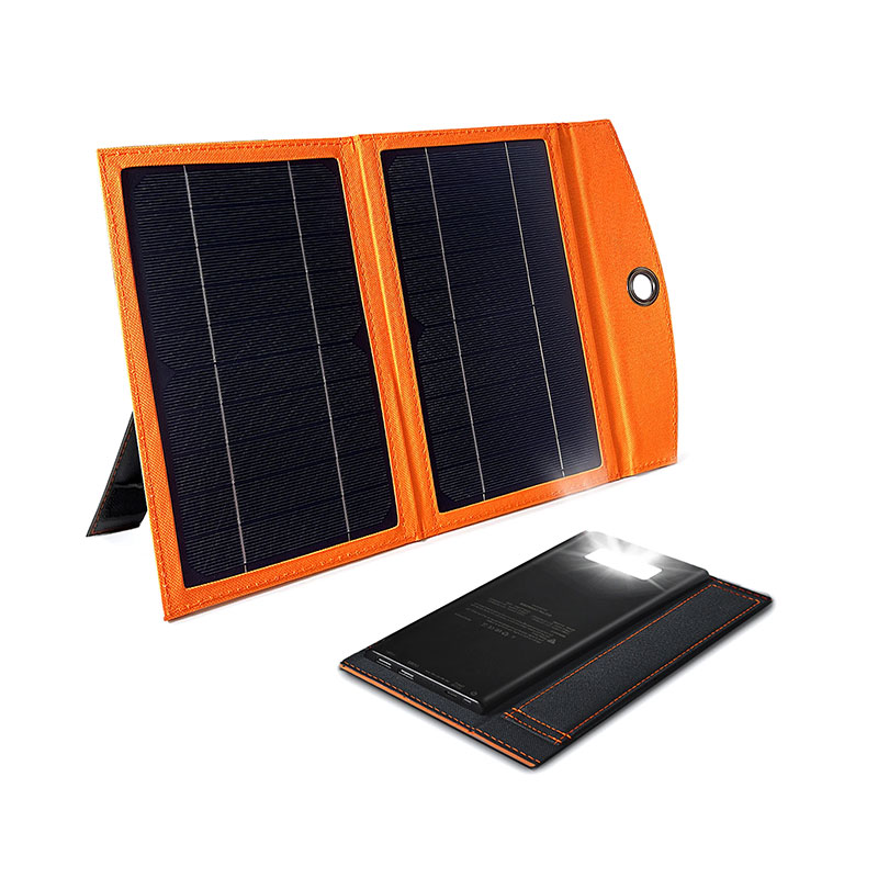 Prenosna 10000 mAh Power Bank z 10 W solarnimi paneli